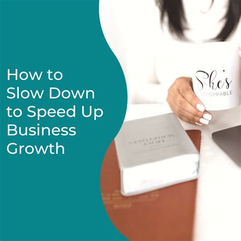 how to slow down to speed up business growth