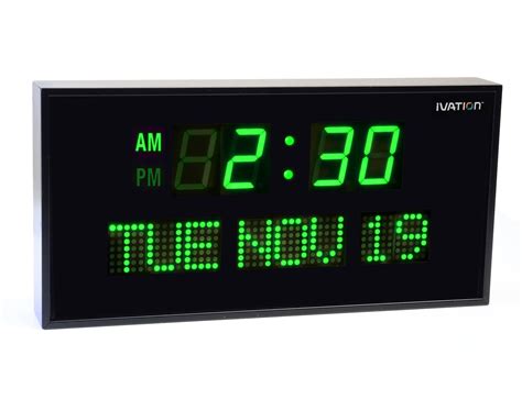 Large Digital Clock For Seniors The Am And Pm Have Large Letters And