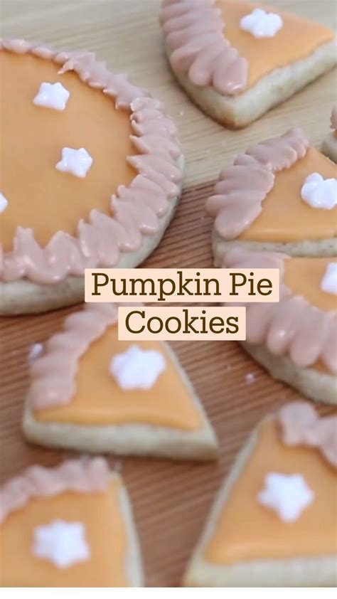 Pumpkin Pie Cookies Pumpkin Pie Dessert Recipes Easy Cookie Recipes
