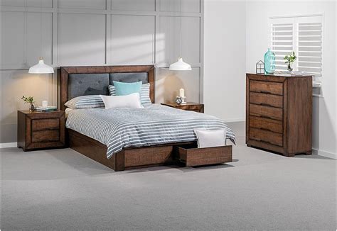 Amart furniture offers stylish and affordable bedroom suites and packages. Boulder 4 Piece King Tall Chest Suite | Super Amart ...