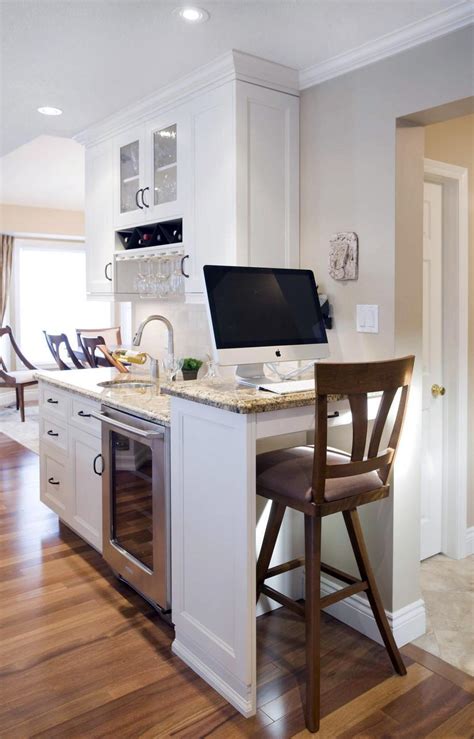 10 Clever Ideas Of Home Offices In The Kitchen