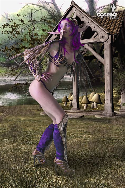 Cosplayerotica Night Elf Warcraft Nude Cosplay