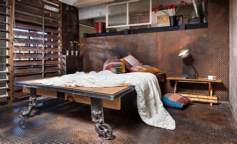 21 Bold Industrial Bedroom Design Ideas · The Wow Decor