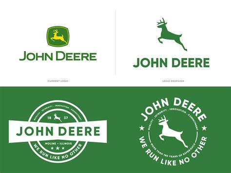 John Deere Logos Over The Years