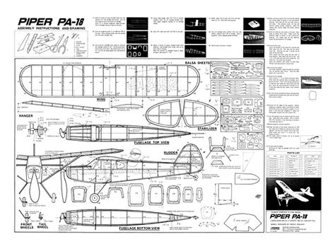 Piper Super Cub Dimensions