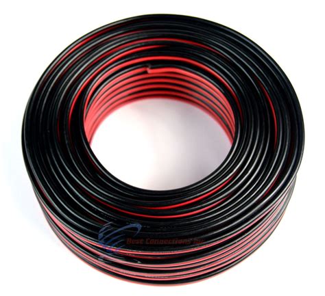 Audiopipe 100 Ft 14 Gauge Red Black Stranded 2 Conductor Speaker Wire