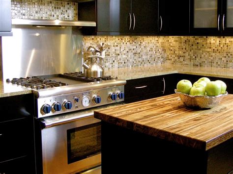 Butcher block countertops, made from natural hardwoods, are very popular nowadays. Cheap Kitchen Countertops: Pictures, Options & Ideas | HGTV