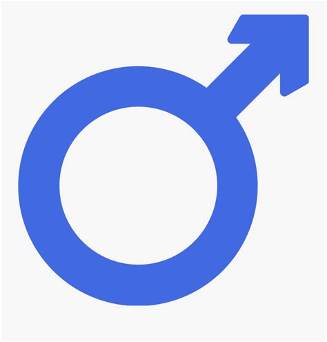 File S Mbolo Svg Male Gender Symbol Blue Free