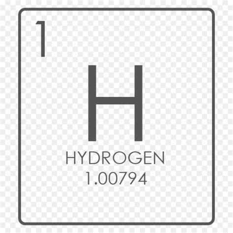 De Hidrogênio Elemento Químico Símbolo Png Transparente Grátis