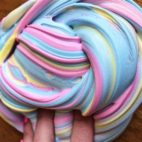 Make A Colorful Fluffy Unicorn Slime In 4 Steps