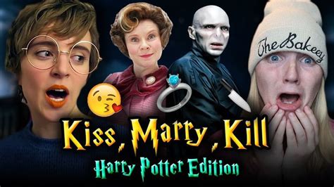 Kiss Marry Kill Harry Potter Edition Ft Tessa Netting Harry Potter Harry Potter