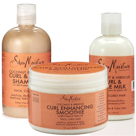 Shea Moisture Coconut And Hibiscus Combination Pack 12 Oz Curl
