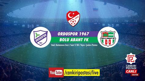 Orduspor 1967 Bolu Abant FK Play Off Final Mücadelesi YouTube