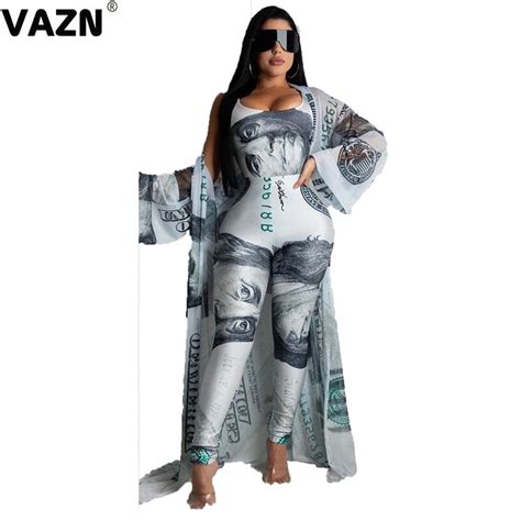 Vazn New 2020 Clear Fresh Sexy Regular Set A Three Piece Set Of Top Trousers And Coat Fashion