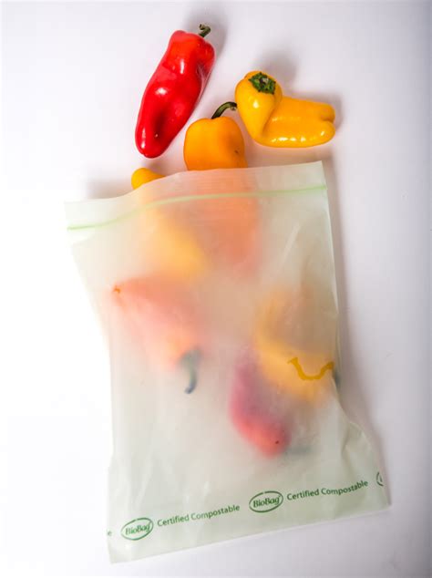 Biobag Resealable Food Storage Compostable Zipper Bags