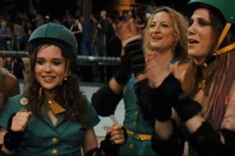 Whip It First Look Ellen Page At The Roller Derby Huffpost