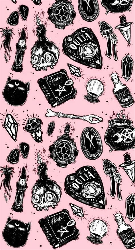 Pink And Black Goth Aesthetic Wallpaper I Love Being A Ghoul
