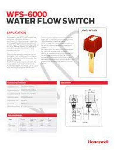 Honeywell Wfs6000 Water Flow Switch At Rs 1350 Pune Id 2851856646762