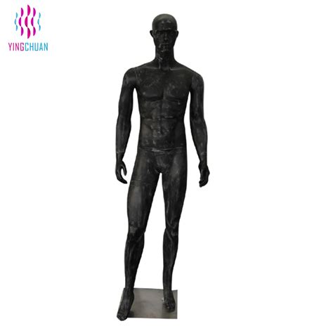 Matt Black Male Headless Strong Sports Men Fiberglass Mannequin Buy