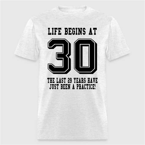30th Birthday Shirt Ideas