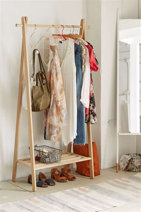 Urban Outfitters Wooden Clothing Rack Home Storage Popsugar Home