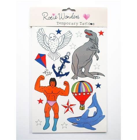 Rosie Wonders Makes Super Cool Temporary Tattoos For Kids