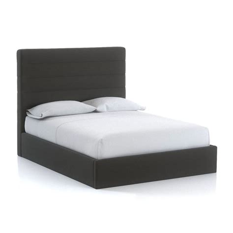 Danielle Queen Channel Bed Carbon Crate And Barrel Channel Bed