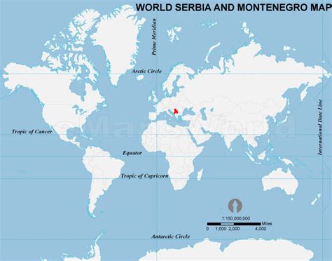 Central montenegro is a region in montenegro. Serbia and Montenegro Location Map | Location Map of Serbia and Montenegro