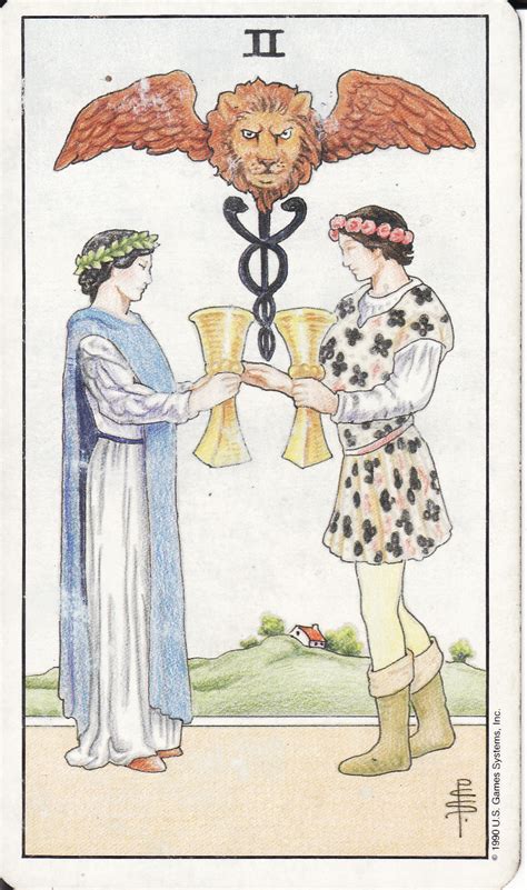 Tarot The Royal Road 2 Two Of Cups Ii