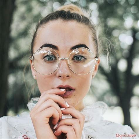 large oversized metal frame clear lens round circle eye glasses circular glasses glasses eye