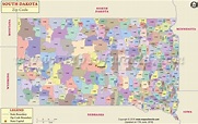 South Dakota Zip Code Map, South Dakota Postal Code