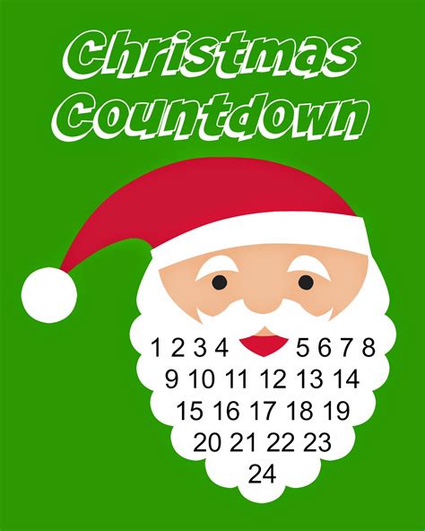 East Coast Mommy Christmas Countdown Printable