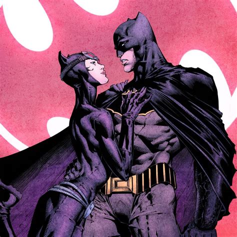 Batman And Catwoman Kiss Wall Art Digital Art