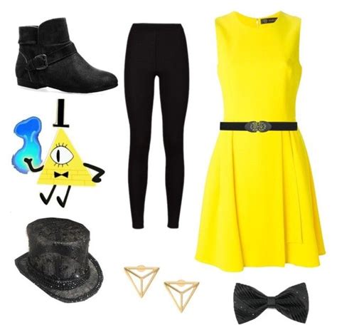 Female Bill Cipher By Lilibelsan Liked On Polyvore Featuring Versace