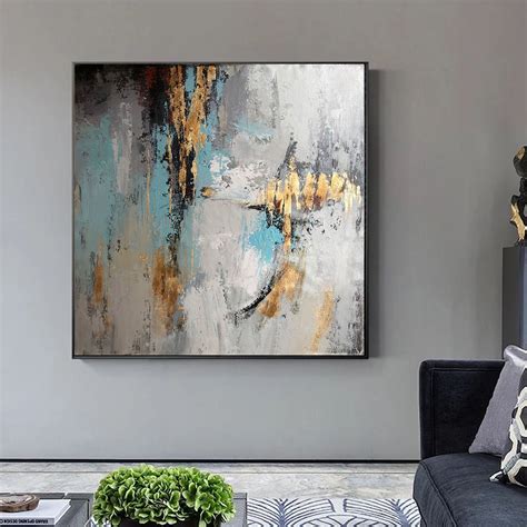 Large Canvas Artabstract Painting Original Largeabstract Etsy Large