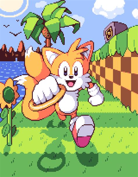 Sonic Tails In Pixel Sonic The Hedgehog Fan Art 8616387 Fanpop Vrogue