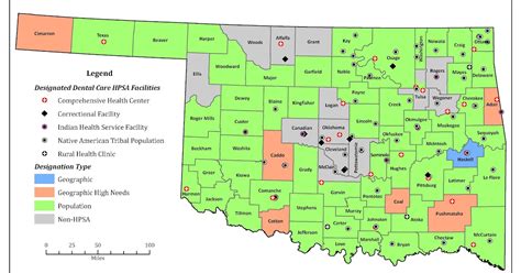 Osu Rural Health Oklahoma Health Professional Shortage Areas Dental