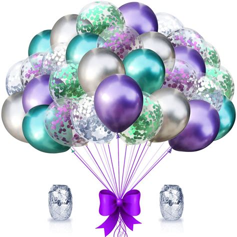 Buy Mermaid Party Balloons Supplies Birthday Decorations Pack Of 32