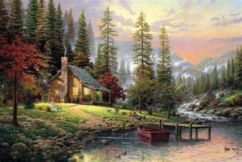 Scenic jigsaw puzzles capture places of spectacular beauty from around the world the puzzle is easy to assemble. 1000 piece House River Sunset Scenery Jigsaw Puzzle ...