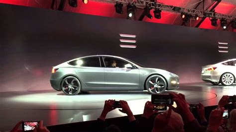 Tesla Reveals The Model 3 Youtube