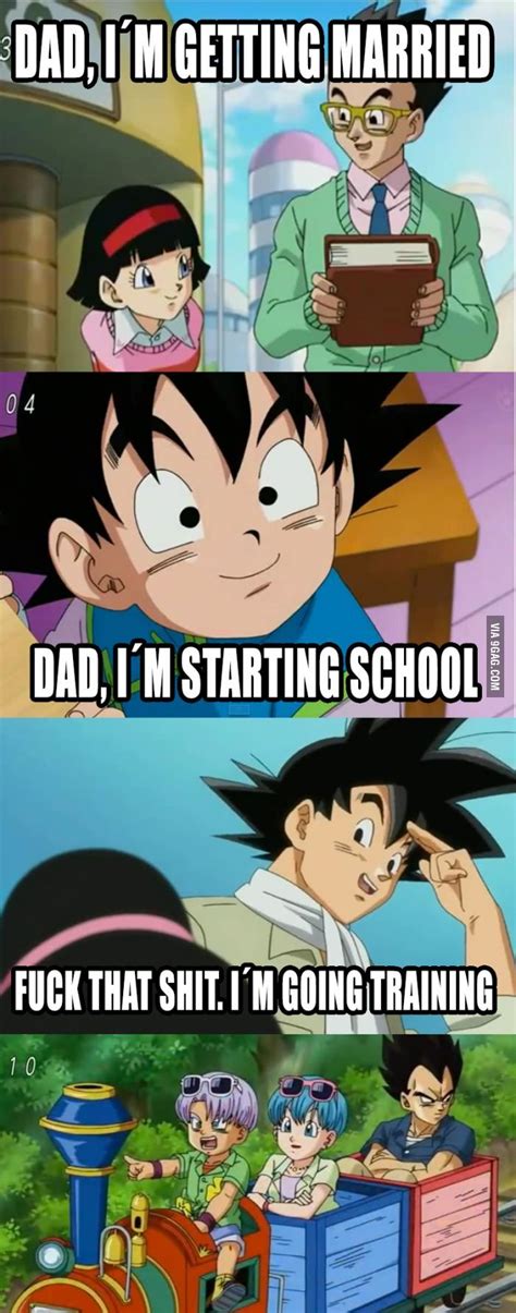Vegeta Is Actually A Better Father Than Goku Dragon Ball Z Dragon Ball Image Dbz Memes Funny