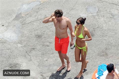 Irina Shayk In A Bikini With Bradley Cooper On Vacation AZNude