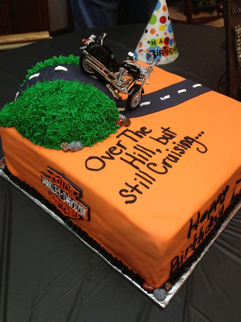 Over The Hill Cake Use A Truck Instead Of Bike Over The Hill Cakes
