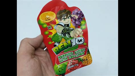 Ben 10 Popping Candy With Lollipop Youtube