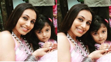 Rani Mukherjee Cute Daughter Adira Chopra Just Look Like Carbon Copy Of Her Youtube