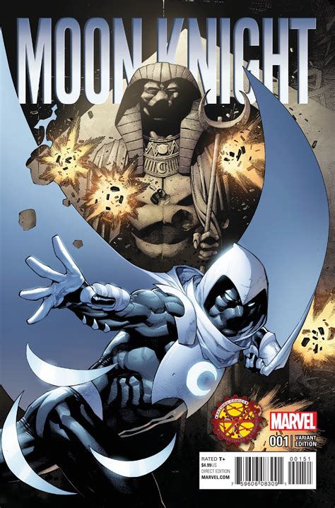 Moon Knight 1 2016 Bazinga Comics Exclusive Variant Cover By Chris