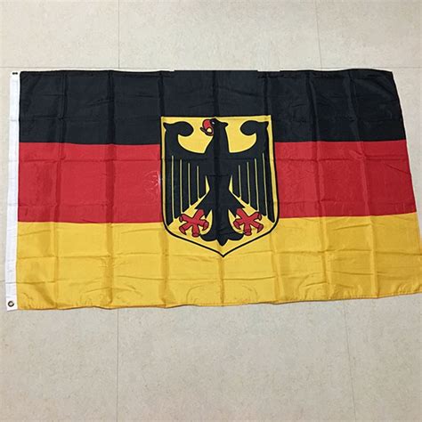 Free Shipping Germany German Eagle Hawk Flag 35 Feet Deutschland 90