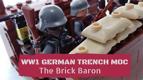 Lego Ww1 German Trench Mini Moc The Brick Baron Youtube