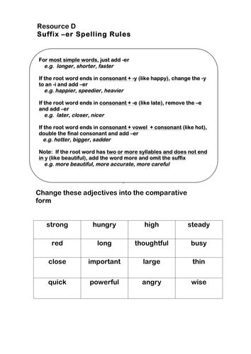 Er And Or Suffix Worksheets Steve