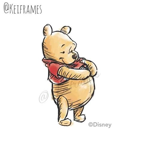 A Winnie The Pooh Character Is Holding His Arms Crossed